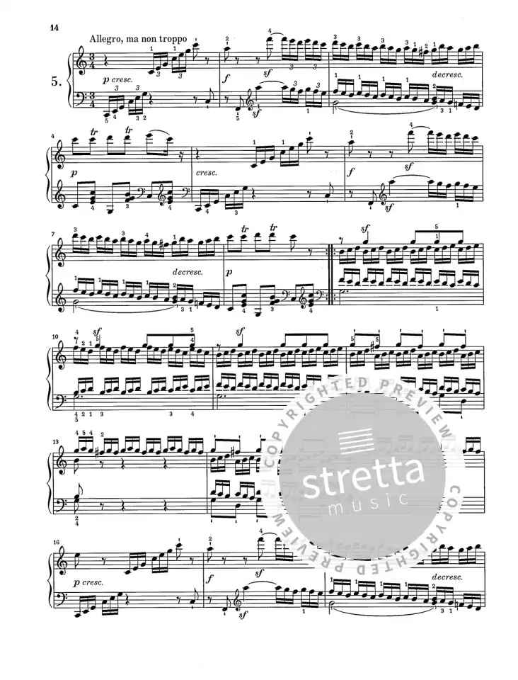 L. v. Beethoven: Sieben Bagatellen op. 33, Klav (4)