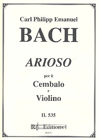 C.P.E. Bach: Arioso H 535 Rg Editions