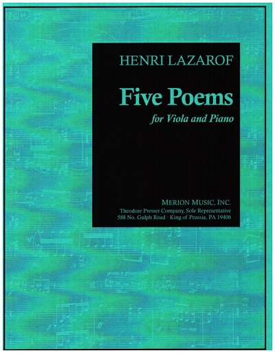 Lazarof, Henri: Five Poems