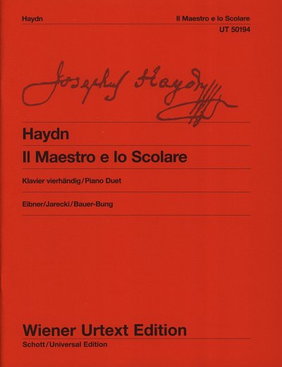 J. Haydn: Il Maestro e lo Scolare Hob XVIIa:1, Klav4m (Sppa)