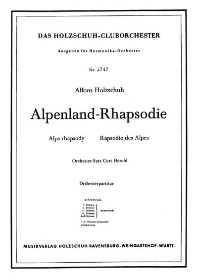 Holzschuh A.: Alpenland Rhapsodie