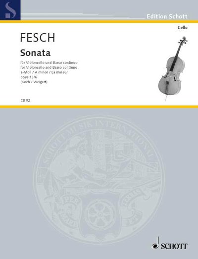 DL: W. de Fesch: Sonata, VcBc