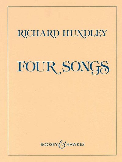 R. Hundley: Four Songs, GesMKlav