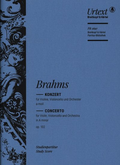 J. Brahms: Konzert a-moll op. 102, VlVcOrch (Stp)