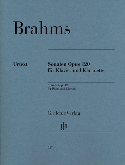 J. Brahms: Sonaten op. 120, KlarKlav (KlavpaSt)
