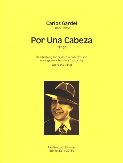 C. Gardel: Por Una Cabeza, 4Va (Pa+St)