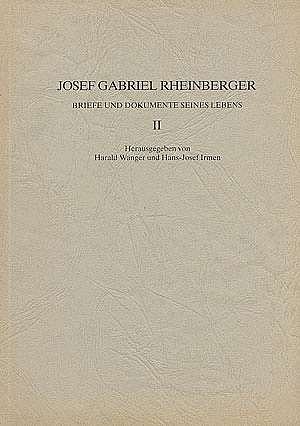 J. Rheinberger: Briefe und Dokumente seines Lebens II (Bu)