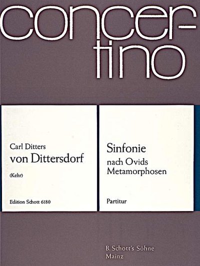 C. Ditters von Dittersdorf et al.: Sinfonie F-Dur