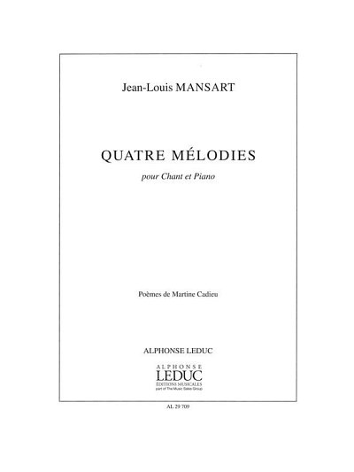 Jean-Louis Mansart: 4 Melodies