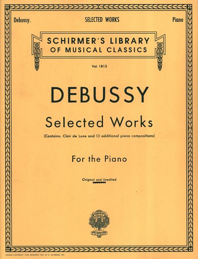 AQ: C. Debussy: Selected Works, Klav (B-Ware)