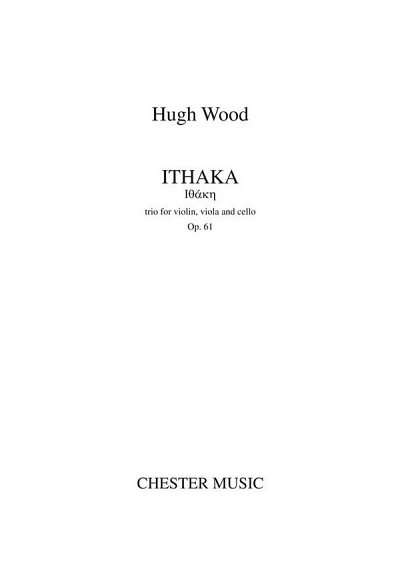 Ithaka - Trio For Violin, Viola And Cello, VlVlaVc (Part.)