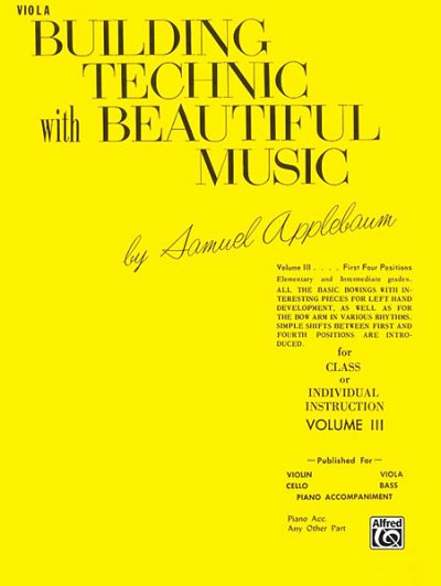 S. Applebaum: Building Technic With Beautiful Music, Boo, Va