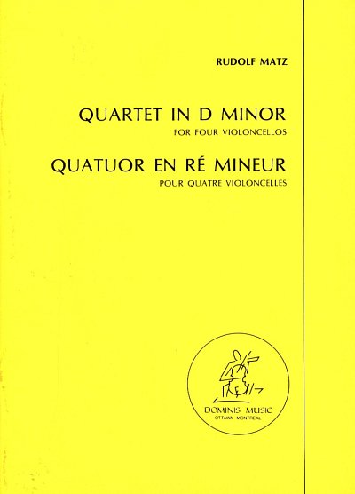 Matz Rudolf: Quartett D-Moll