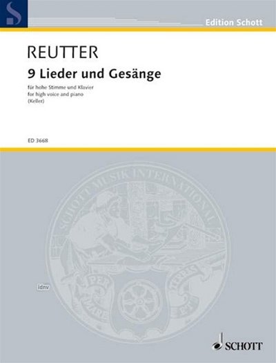 H. Reutter: 9 Lieder und Gesänge op. 59 , GesHKlav