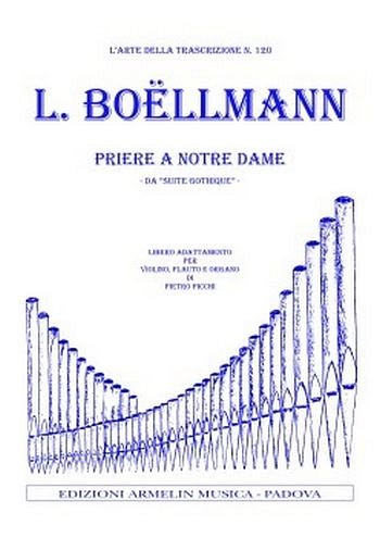 L. Boëllmann: Prière À Notre Dame Da Suite Gothique (Pa+St)