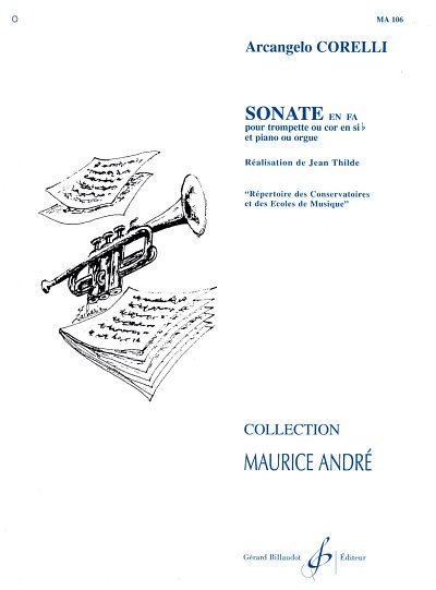 A. Corelli: Sonate F-Dur, Trp/HrKla/Or (KlavpaSt)