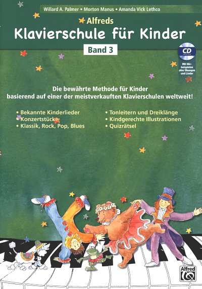 A.V. Lethco: Alfreds Klavierschule fuer Kinder 3, Klav (+CD)