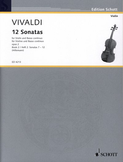 A. Vivaldi: 12 Sonaten op. 2 /7-12, VlBc (Pa+St)