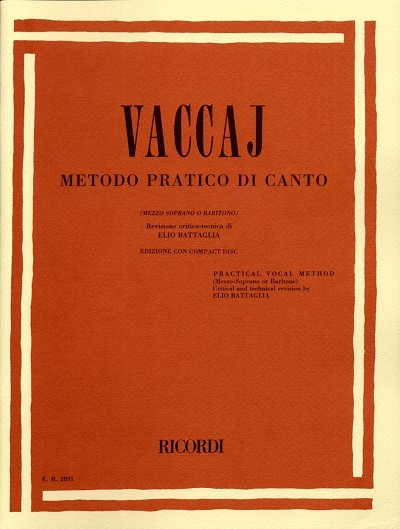 N. Vaccaj: Metodo pratico di canto