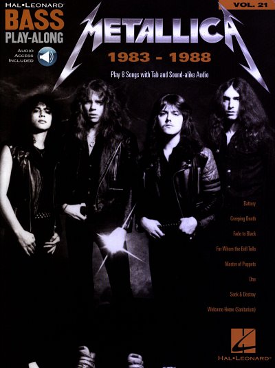 Metallica: Metallica: 1983-1988, EBass (TABAudionl)