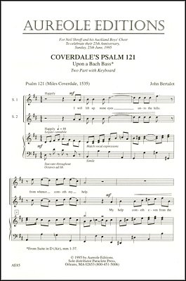 J. Bertalot: Coverdale's Psalm 121