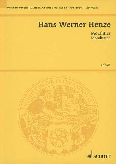 H.W. Henze: Moralitäten