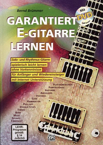 B. Brümmer: Garantiert E-Gitarre lernen, E-Git (Tab+DVD)