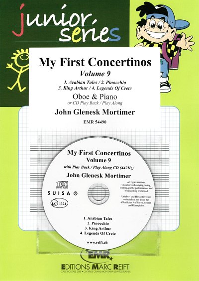 J.G. Mortimer: My First Concertinos Volume 9, ObKlav (+CD)