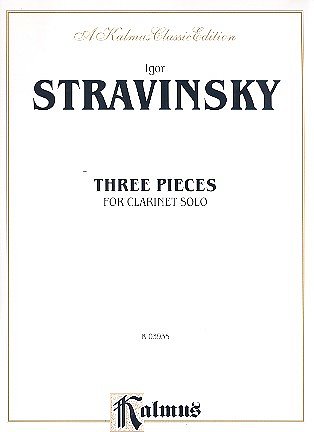I. Strawinsky: Three Pieces, Klar