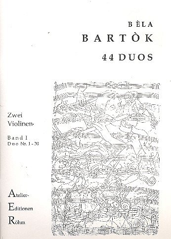 B. Bartók: 44 Duos 1, 2Vl (2Sppa)