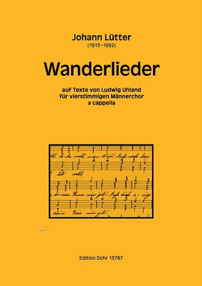 J. Lütter: Wanderlieder (Chpa)