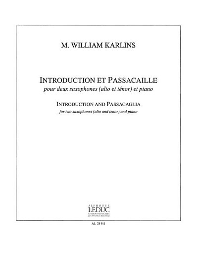Introduction Et Passacaille (Bu)