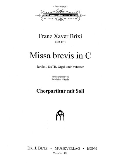 F.X. Brixi: MISSA BREVIS C-DUR