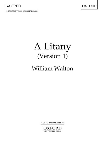 W. Walton: A Litany, Ch (Chpa)