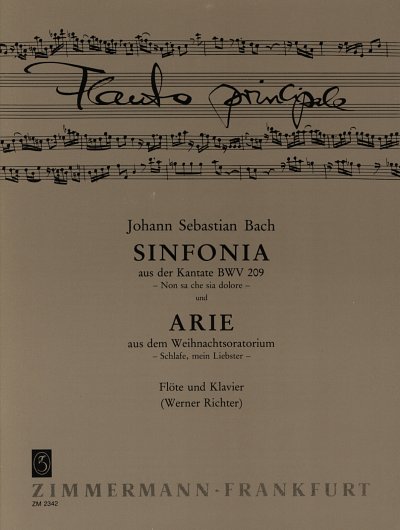 J.S. Bach: Sinfonia aus der Kantate BWV 2, FlKlav (KlaPa+St)