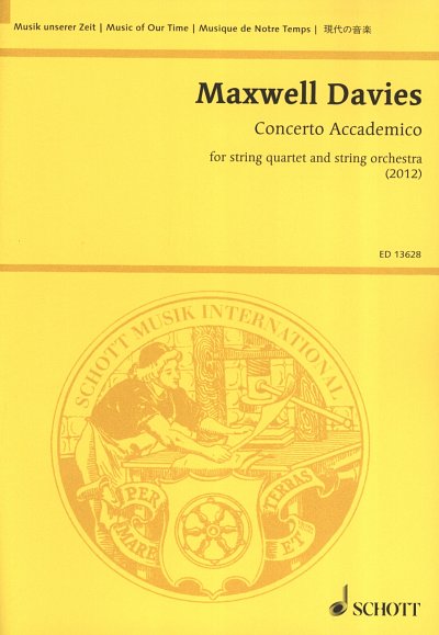 P. Maxwell Davies et al.: Concerto Accademico op. 319