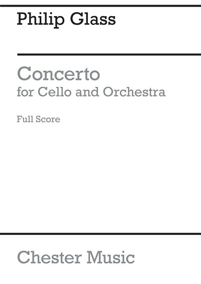 P. Glass: Cello Concerto No. 1, VcOrch (Part.)