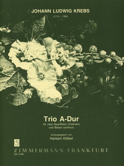 J.L. Krebs: Trio A-Dur für 2 Violinen (Flöten) und Klavier