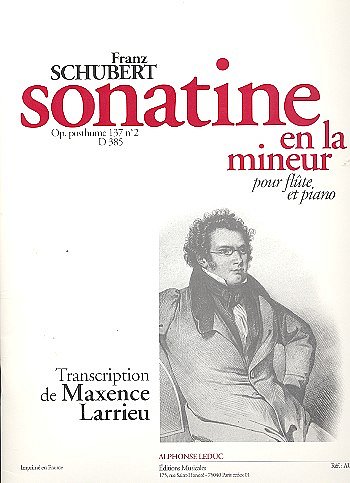F. Schubert: Sonatina Op.posth.137, No.2 in , FlKlav (Part.)