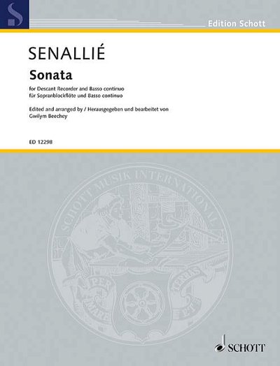 J.B. Senallié: Sonata in D minor