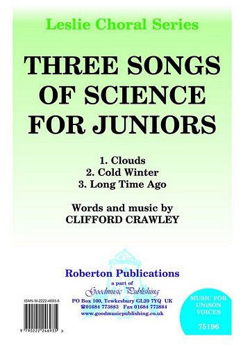 Three Songs Of Science For Juniors (Chpa)
