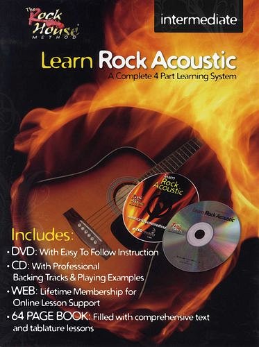 J. McCarthy: Learn Rock Acoustic - Intermedia, Git (+CD+DVD)