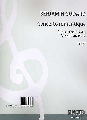 B. Godard y otros.: Concerto romantique für Violine und Orchester (Klavierauszug) op.35