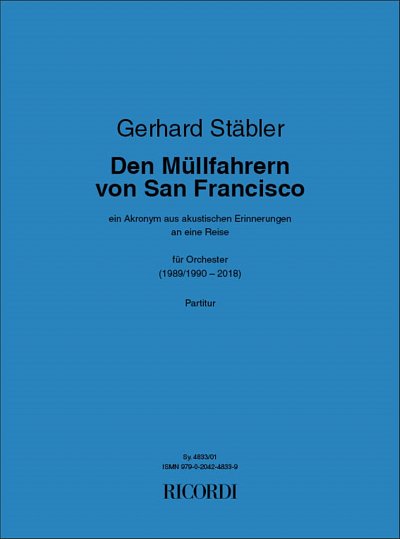 G. Stäbler: Den Müllfahrern von San Francisco