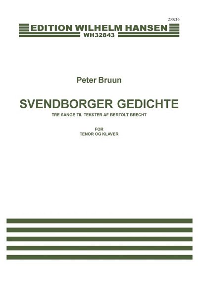 P. Bruun: Svendborger Gedichte, GesTeKlav