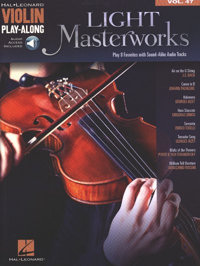 Violin Play-Along 47: Light Masterworks