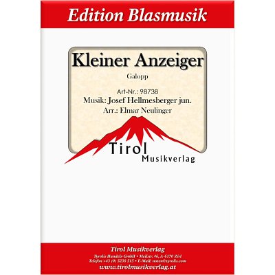 J. Hellmesberger jun: Kleiner Anzeiger, Blaso (Pa+St)