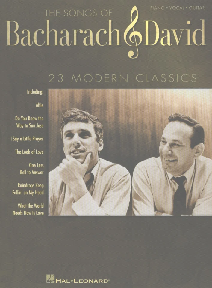 The Songs of Bacharach & David, GesKlavGit (0)