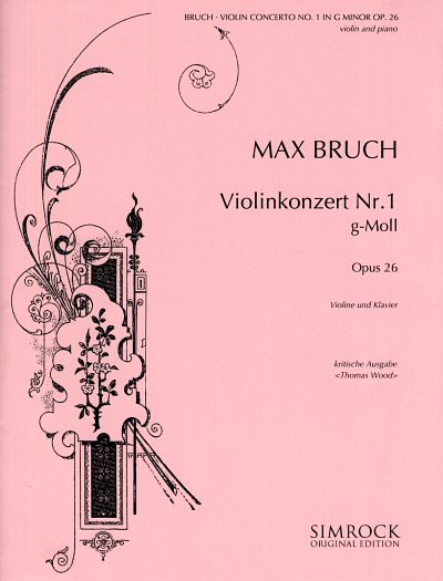 M. Bruch: Violinkonzert Nr. 1 g-Moll op. 26 , VlOrch (KASt)