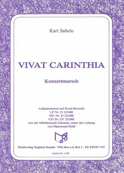 Karl Safaric: Vivat Carinthia